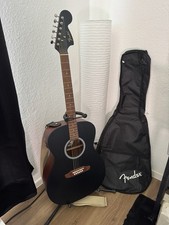 Fender Monterey Standard WN BK Top Acoustic Akustik Gitarre Inkl. Tasche, Gurt