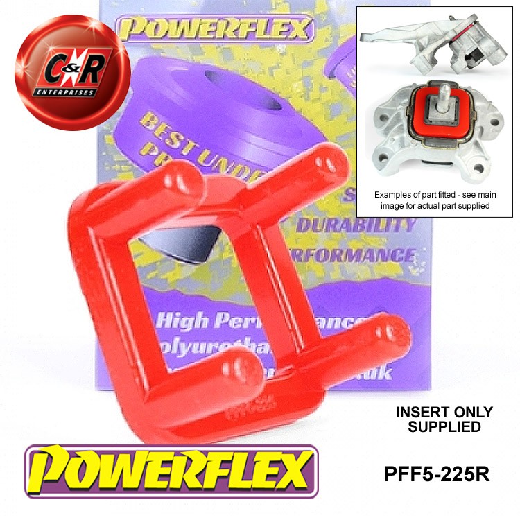 PFF5-225R Powerflex Road Upper Gearbox Mount Insert (Diesel)