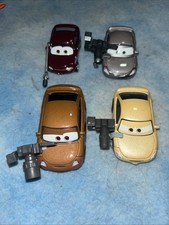 Disney World of Cars Race O Rama 1:55 Die Cast Lot Or 4 Reporters