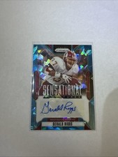 2024 Panini Prizm Sensational Signatures Gerald Riggs Blue Ice Prizm /99 