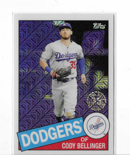 Cody Bellinger 2020 Topps Update '85 Silver Pack Chrome Mojo Refractor #CPC11
