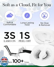 BEYELIAN Magnetic Eyelashes with Applicator Kit, Upgrade Soft Magnetic Lashes...