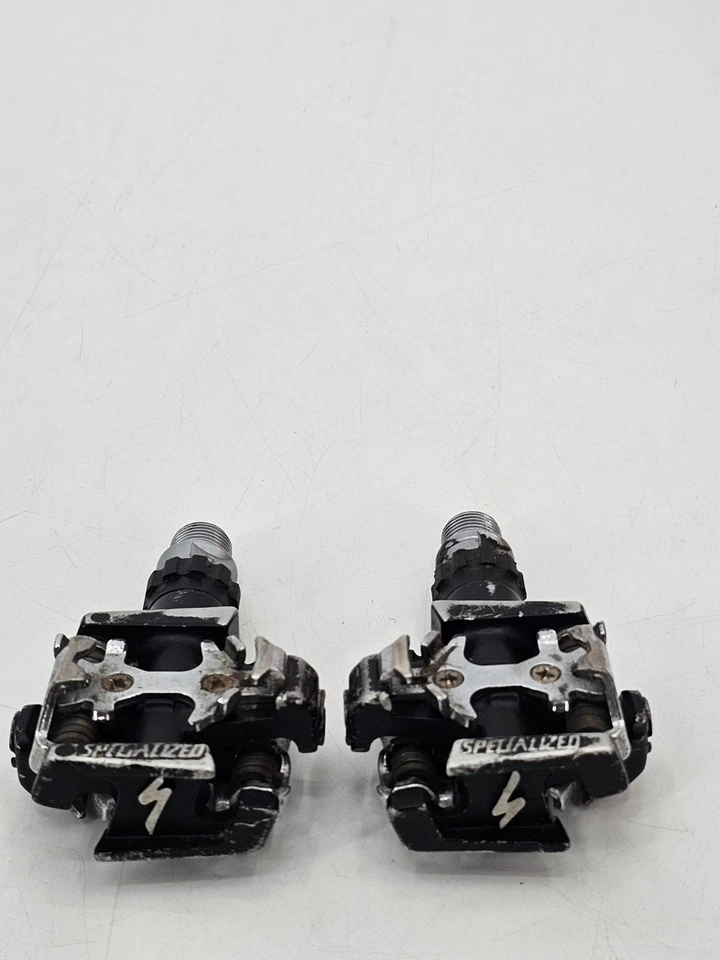 Vintage Specialized SPD Pedals Clipless MTB Dual Sided Black - Image 3 of 4
