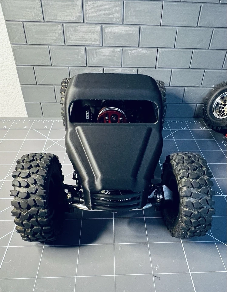 scx24 Blacked Out! Comp Wagon Chassis And Body - Image 3 of 4