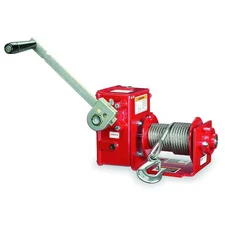 Thern 4Wm2 Hand Winch, Worm Gear, W/Brake, 2000 Lb.