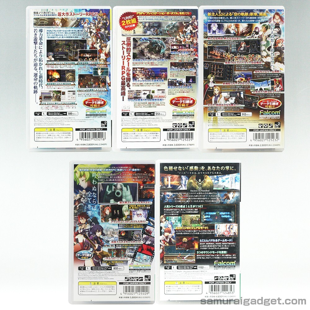 Trails in the Sky & Legend of Heroes: Ao no Kiseki & Ys 1&2
