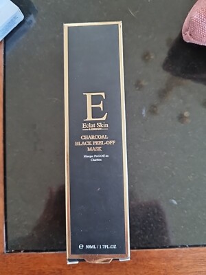 Eclat Skin London Charcoal Black Peel-off Facial Mask 1.7 fl oz New NIB in Box