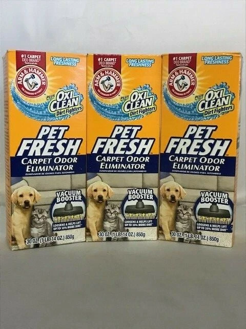 Arm Hammer Pet Fresh Carpet Odor Eliminator Plus Oxi Clean Dirt