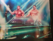2024 PRO WRESTLING CRATE "LOS GUERREROS" POSTER!!  CRATE EXCLUSIVE!! EDDIE!!