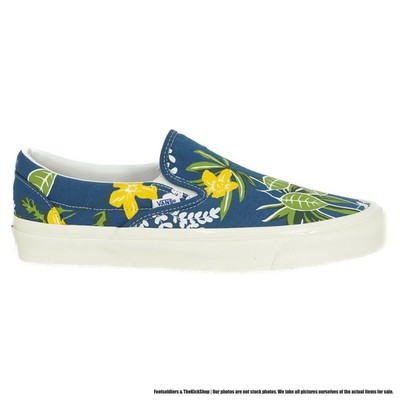 vans slip on aloha