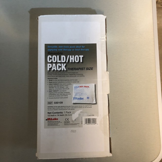 Mueller Reusable Cold/Hot Packs, Therapist Size 12 x 14", Large, 1