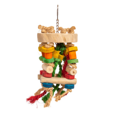 JAVA Knabberspielzeug - Babble Tower Chain - Small | ca. 10 x 10 x 21 cm
