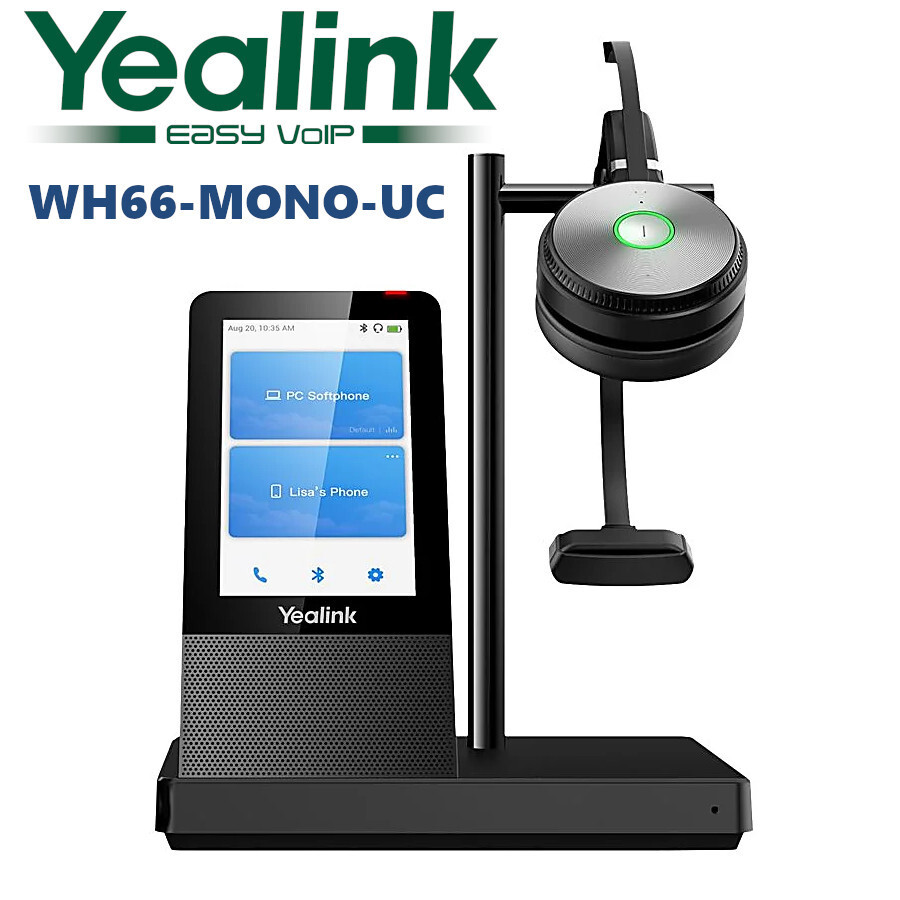 Yealink WH66-MONO-UC DECT Wireless Headset WH66 MONO | eBay