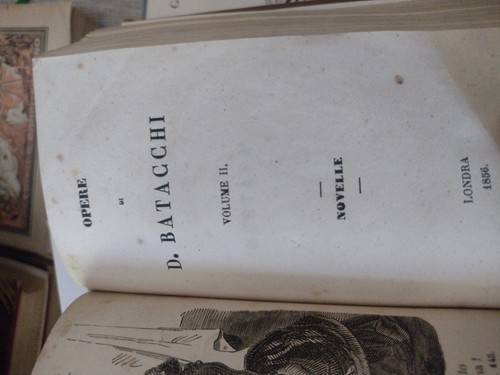 Opere di D. Batacchi - Novelle- Zibaldone Londra 1856 - Foto 7 di 19
