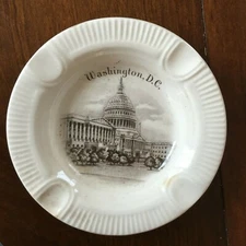 1950 ENCO Views of America Series Washington D.C Capitol Ashtray