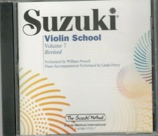 SUZUKI VIOLIN SCHOOL VOLUME 7 CD REVISED COMPACT DISC SEALED BRAND NEW PREUCIL