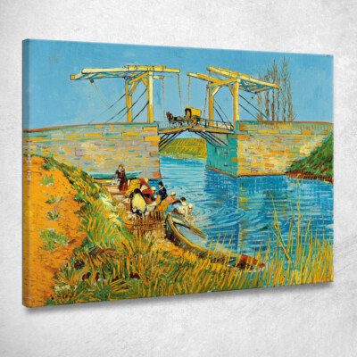 Die Langlois-Brücke In Arles Vincent van Gogh, vvg12 drucken auf leinwand