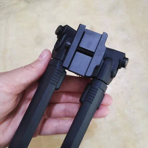 1913 Faltbares Zweibein - Verstellbares Gewehr Zweibein Aluminium & Polymer für die Jagd - Bild 8 von 13