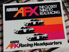 Aurora AFX Racing Headquarters Poster 8 1/2" x 11"
