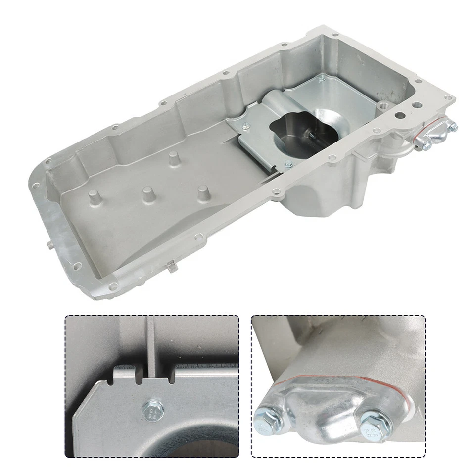 Pan de aceite del motor LABLT para Chevrolet Silverado GMC Sierra 1500 2500 3500 2009-2019 Foto 3 de 4