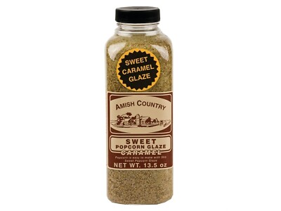 Caramel Popcorn Glaze Seasoning (4) 13.5 oz Containers Free Shipping