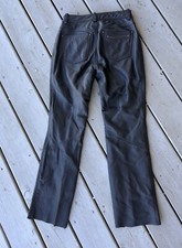 Vintage Harley Davidson Black Leather Pants Size Womens 2