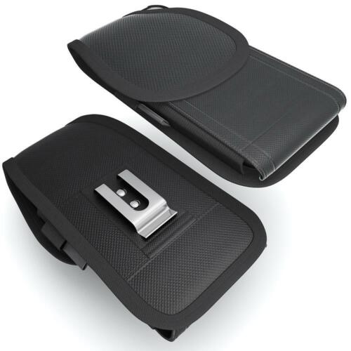 For OnePlus 7 Pro Case Cover Belt Clip Holster Rugged Nylon Vertical Pouch Black - Picture 5 of 8