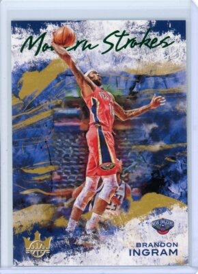 2020-21 Court Kings Modern Strokes #8 Brandon Ingram Jade Green 07/25 - Pelicans