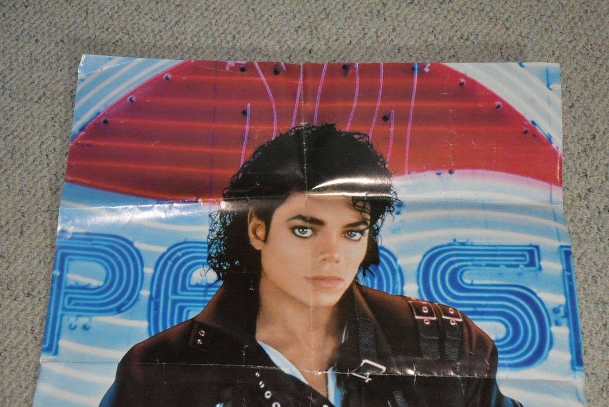 マ*ル様 マイケルジャクソン　ペプシ　ポスター Michael Jackson @Pepsi Dangerous World Tour Press Release