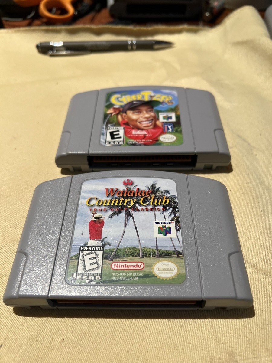 Cyber Tiger (Nintendo 64, N64, 1999) Authentic-Game, Also Waianae Country  Club