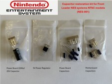 Nintendo NES Front Loader Capacitor Kit with Voltage Regulator No Power/Audio 