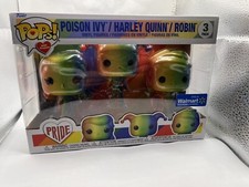 Funko Pop! Heroes: DC Comics - Pride 3 Pack Poison Ivy Harley Quinn Robin Figure