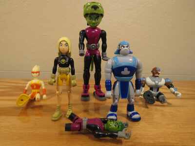 Teen Titans LOT Shape Shifting Beast Boy TERRA LIGHTNING cyborg THUNDER