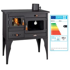 Cucina STUFA A LEGNA CUCINA FORNO CAMINETTO GHISA TOP Prity 1P34L10kW