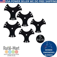 5PK 9" Edger Blades Fits MTD 781-0748 781-0748-0637 Replaces Oregon 40-009