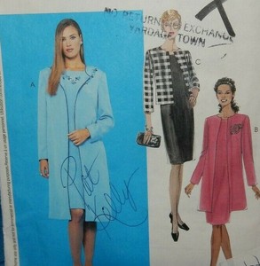 sheath dress with duster jacket