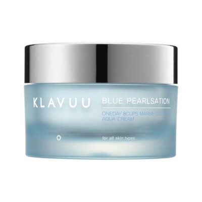 KLAVUU BLUE PEARLSATION One Day 8 Cups Marine Collagen Aqua Cream,KBeauty,sample