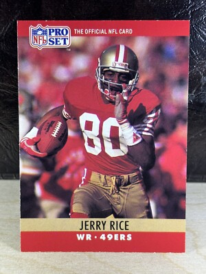 1990 Pro Set Jerry Rice #295 San Francisco 49ers NM | eBay