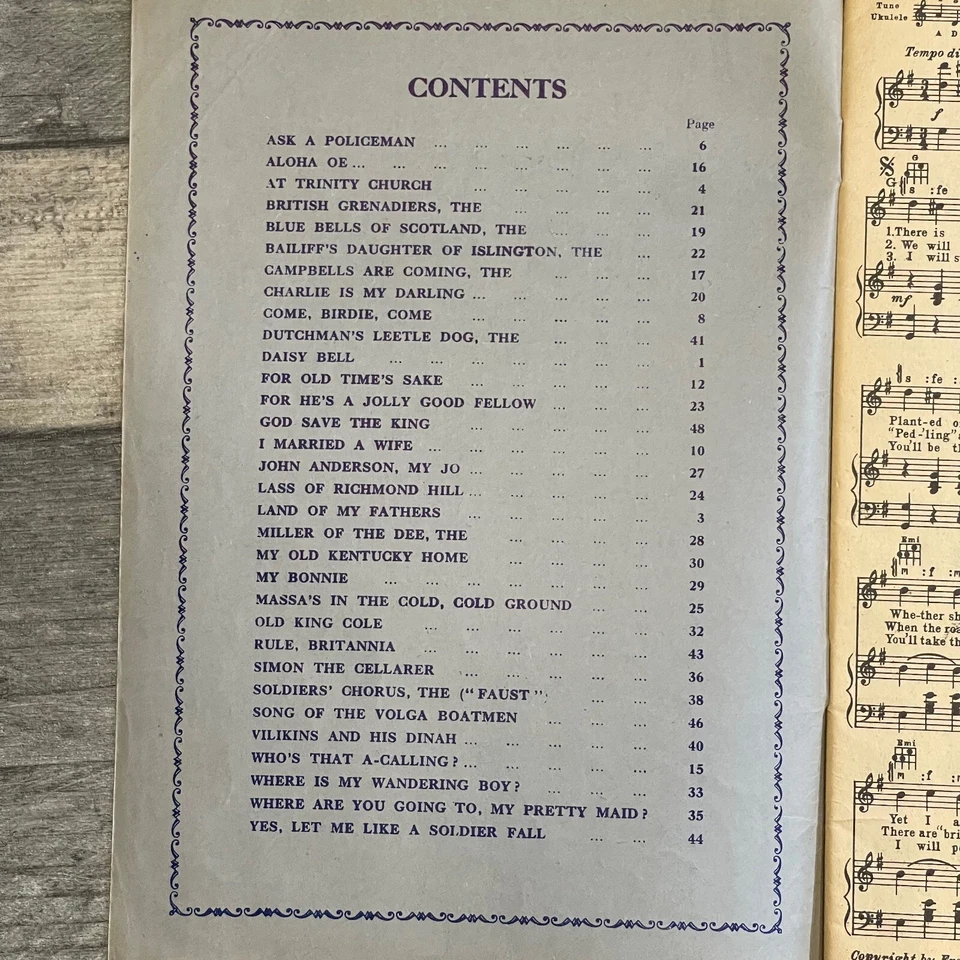 Community Song Album For All Occasions 32 complete Songs No.4 - Image 4 of 4