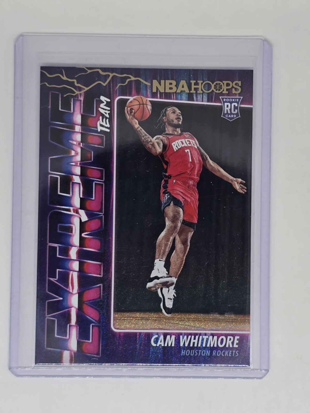 2023-24 Hoops Basketball CAM WHITMORE RC Extreme Team #5 ROCKETS NBA
