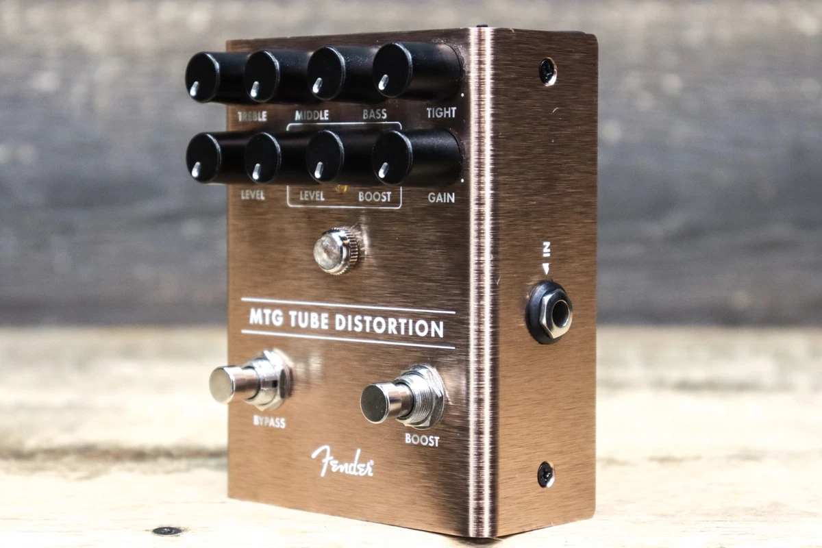 Fender MTG Tube Distortion Pedal Real Tube Driven Distortion