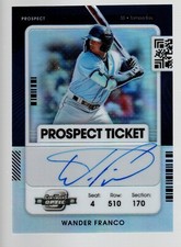 2021 Panini Contenders Optic Prospect Ticket Autographs #PT-WF Wander Franco