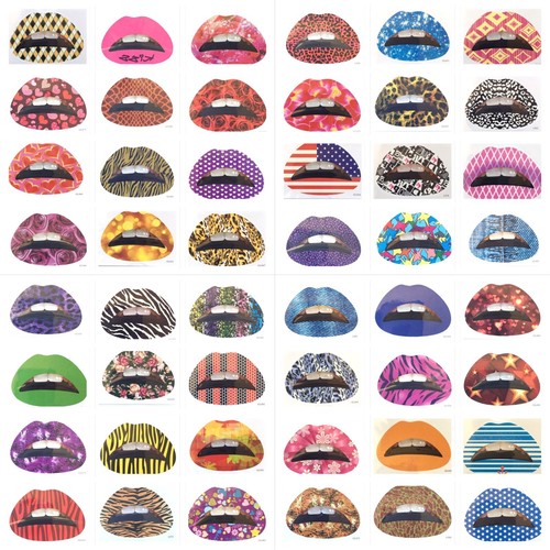 Temporary Lip Tattoo Sticker Lipstick Art Transfer With Original Package - Picture 2 of 106