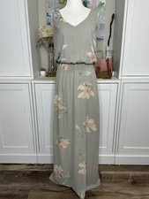 Show Me Your Mumu Kendall Maxi Dress Lily Showers XL Low Back Elastic Waist