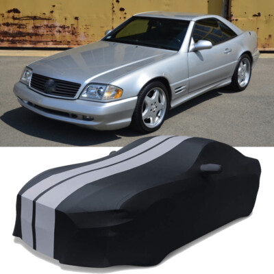 Satin Stretch Indoor Custom Car Cover Dustproof For Mercedes-Benz SL500 SL600