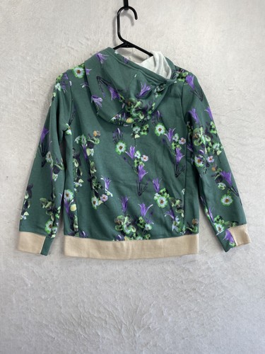Nike Girls Sz Large Floral Hooded Sweatshirt Pockets BNWT - Picture 2 of 5