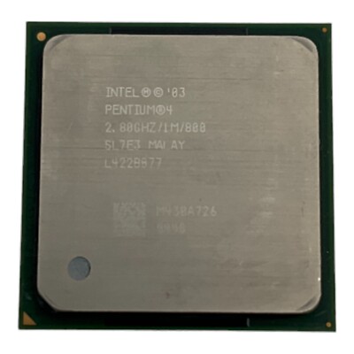 Intel Pentium 4 SL7E3 2.80 GHz 1M Cache 800 MHz FSB Socket 478 CPU Processor