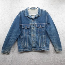 Levi's Big E Vintage Denim Jacket Estimated Large Distressed