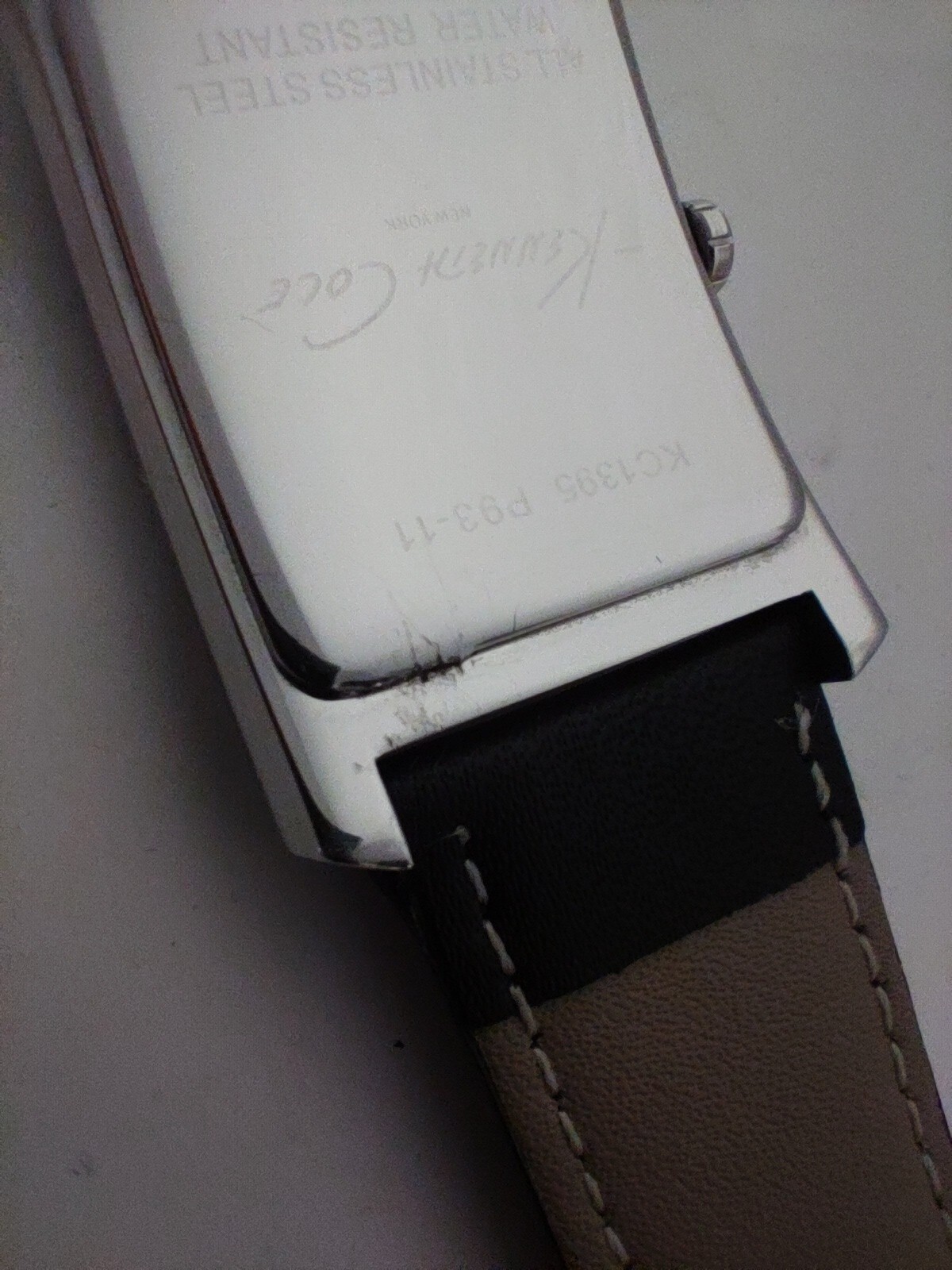 Kenneth Cole KC1395 Rectangular Rectangle Quartz … - image 6