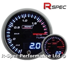 Prosport 60 mm JDM Dual Display Schrittmotor Warnung Turbo Boost Messgerät - BAR 